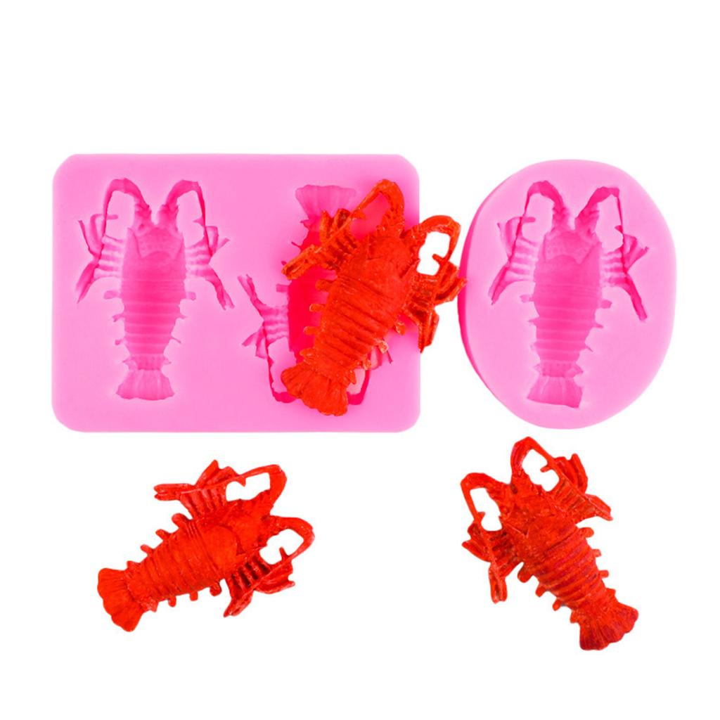 Stampi in Silicone per Fondant di Grado Alimentare Stampini per Caramelle a Forma di Aragosta Strumenti Versatili in Silicone per la Cottura e Artigianato Fai-da-Te