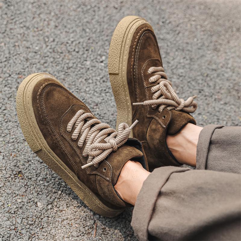 Fashionable and Casual Round Toe Style Sneakers High Quality Versatile Style Eenage Outdoor Sports Trendy Men's Walking Shoes