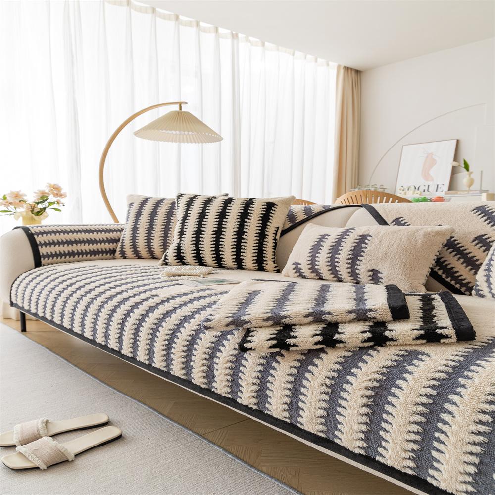 

Sofa Cushion Four Seasons Universal Non-slip Chenille Cushion New All-inclusive Universal Sofa Cover Cover Cloth 70x70cm 1pc
