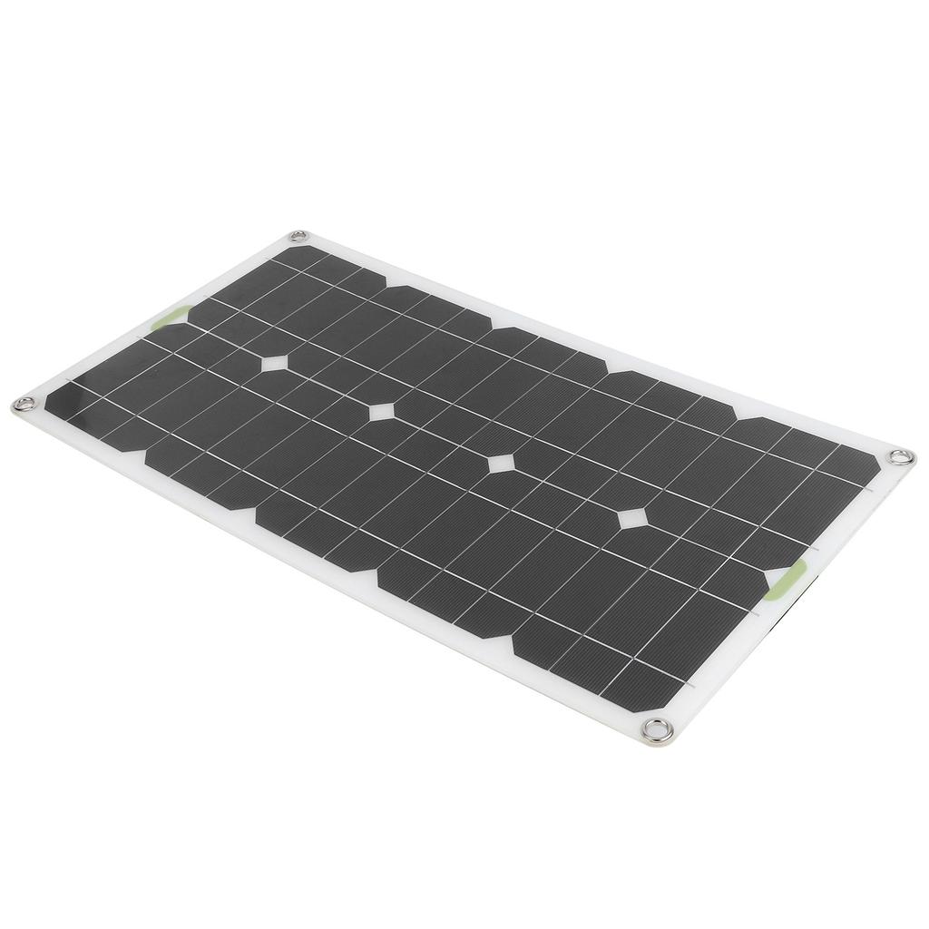 Universal Tragbare Solar Panel Ladegerät Pad Monokristalline 28W USB Ausgang Wasserdicht