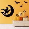 Metal Witch Door Hanger Halloween Decor