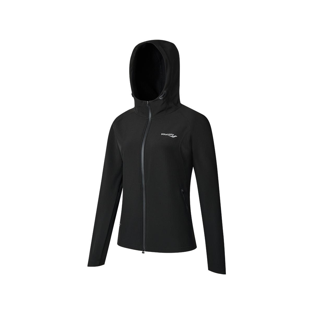 

Saucony Warm Comfortable Hooded Jacket Women Jacket Black SA1259WJ02T-BK001 XL