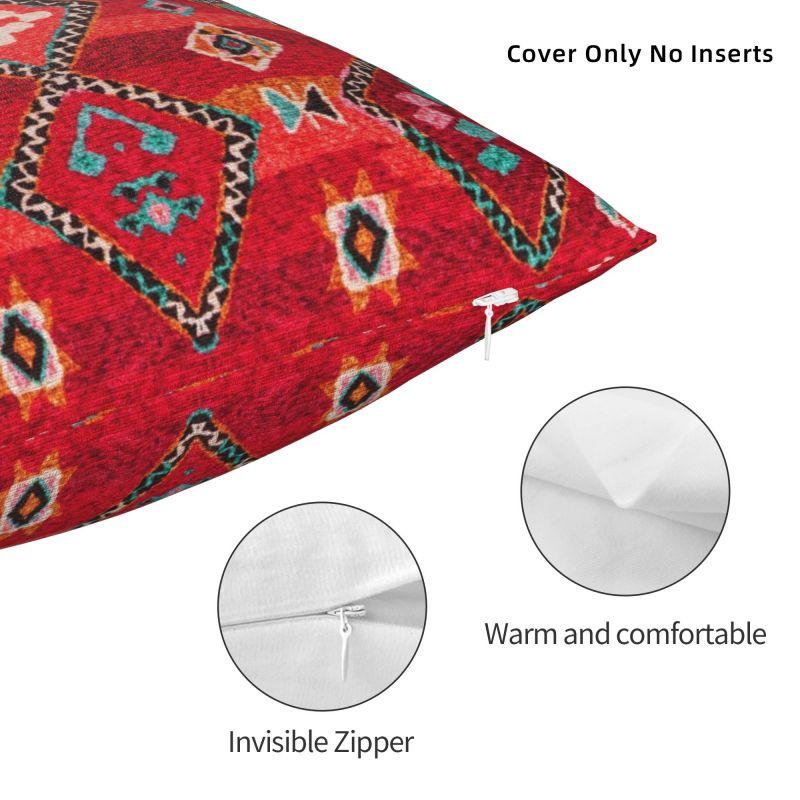 Berber Colored Moroccan Style Pillow Case Living Room Decoration Bohemian Tribal Cushion Decoration Salon Square Pillowcase