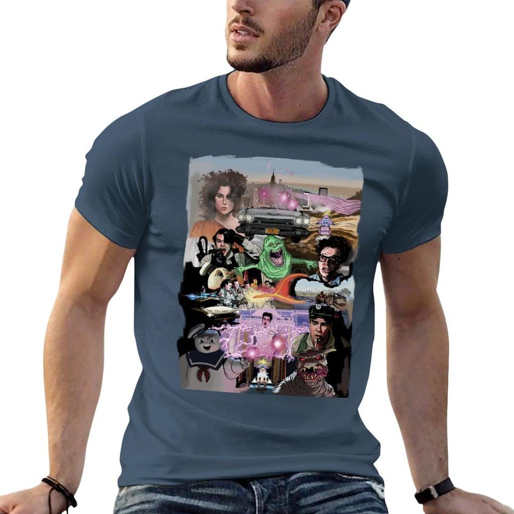 Ghostbusters Comic Montage Tshirt Unisex T Shirt Heavy Cotton Unisex T Shirt Cotton High Quality T Shirt Unisex Casual Tshirt
