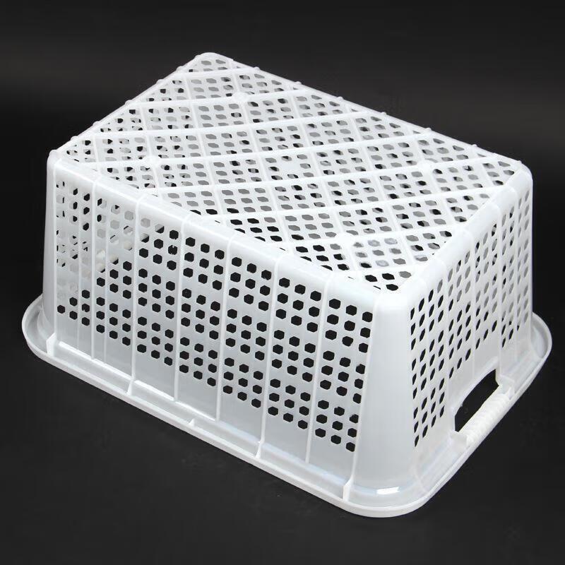 Extra Stor Tjock Rektangulär Plastförvaringskorg
