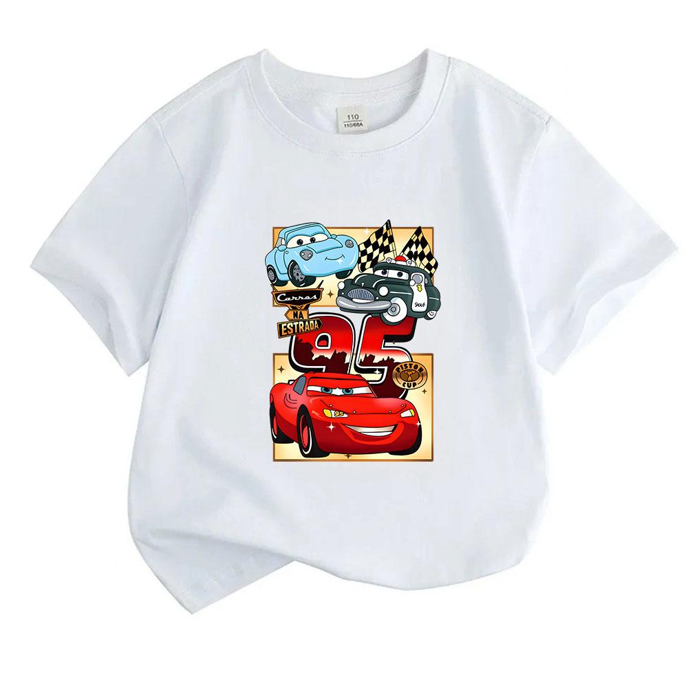 Kids Boys Girls Crew Neck Short Sleeve T Shirt, 100% Cotton