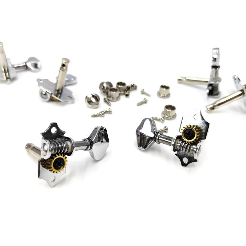 6Pieces Metal Guitar Tuning Machines Suitable for Professional Musicians Seeking Superior Sound and Robust Construction