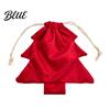 Gift Wrapping Bags for Christmas Tree Drawstring Presents Bag Reusable Plush Pouch Soft Fabric Present Holders Shaped Holiday Favors Bag Candy,