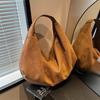 Casual relaxation large-capacity bag women's autumn and winter commuting shoulder bag suede tote bag