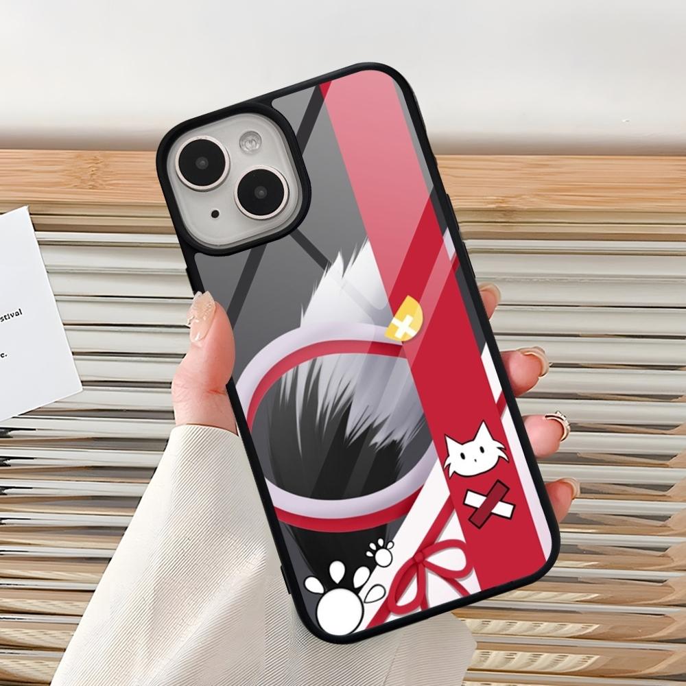 Japanese VTuber AI Girl Phone Case For Iphone 15 Pro Max 14 12 11 13 Mini 16 8 7 Plus X Xs XR PC+TPU Back Cover