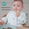 A-Class Waterproof Baby Eating Smock: Stain-Resistant Long-Sleeve Bib with Back-Button for All Seasons.