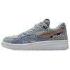 New LiNing 937 Deluxe Low Cushioning Anti Slip And Wear Resistant Low Top Vintage Basketball Shoes Men's Denim Blue AGBR049-3