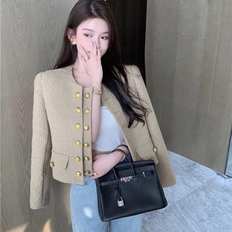 Autumn Fashion Short Blazer comfortable Womens Suit Jacket French Style