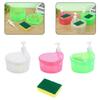Kitchen Dishwasher Automatic Dispenser 2 In 1 Press Soap Dispenser Dish Brush
