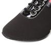 Fashion Women Latin Dance Shoes Teacher Shoes Middle Heel Jazz Square Dance Shoes Latin Dance