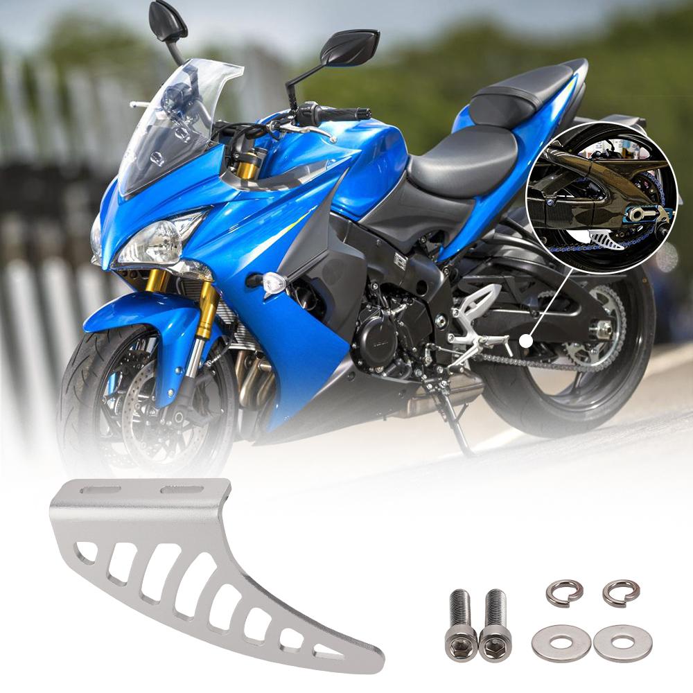 Motorcycle Shark Fin Raw Alloy Aluminium Chain Racing Chain Toe Guard For ACU Race Bike