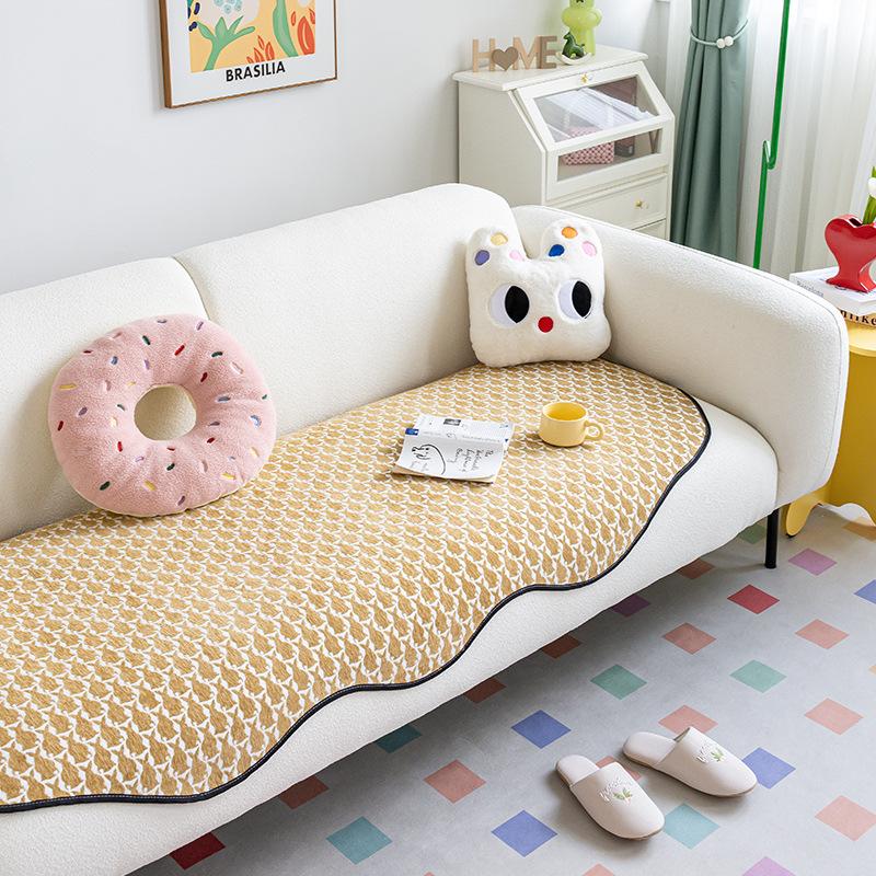 Cartoon Shaped Sofa Cushion Summer Non-Slip Irregular Sofa Slipcover Comfortable Home Decor 70*70cm