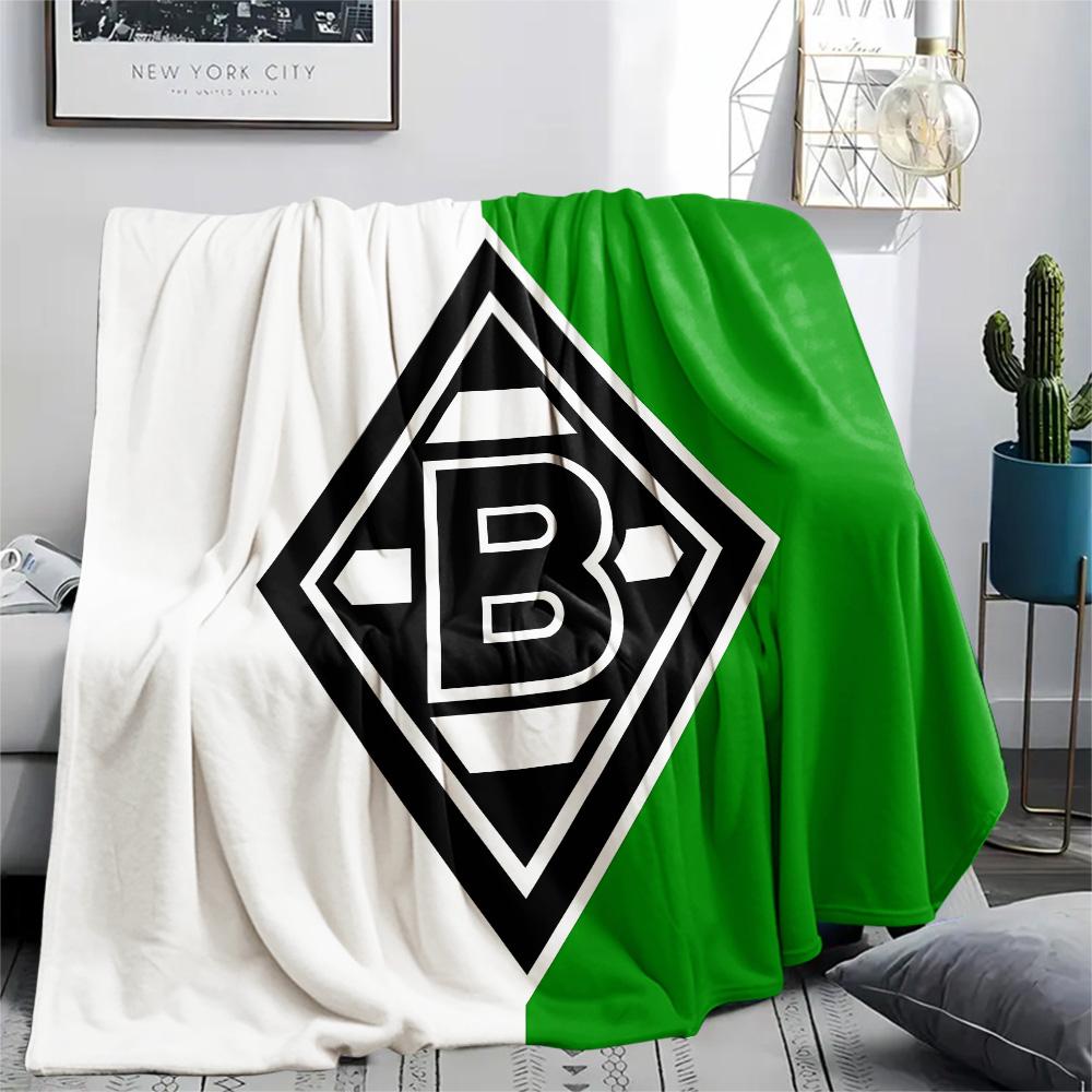 Borussia Print Flannel Blanket, High quality Comfortable for All Seasons, Home Decor, Warmth and Comfort, Perfect for Christmas Gifts