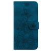 For Xiaomi 14T Case Lily Flower Imprint Leather Phone Cover with Stand