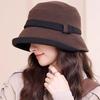 Fisherman's Hat Women's Simple and Versatile Hat Outdoor Travel Sun Shading Solid Color Fashionable Big Head Circumference Basin Hat
