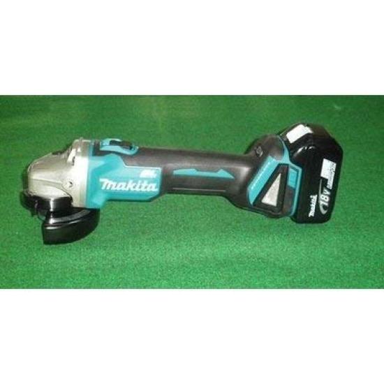 Makita 100mm Cordless Angle 18V with 2 and Case Grinder, 6Ah, Batteries, Charger, (GA404DRGXN)