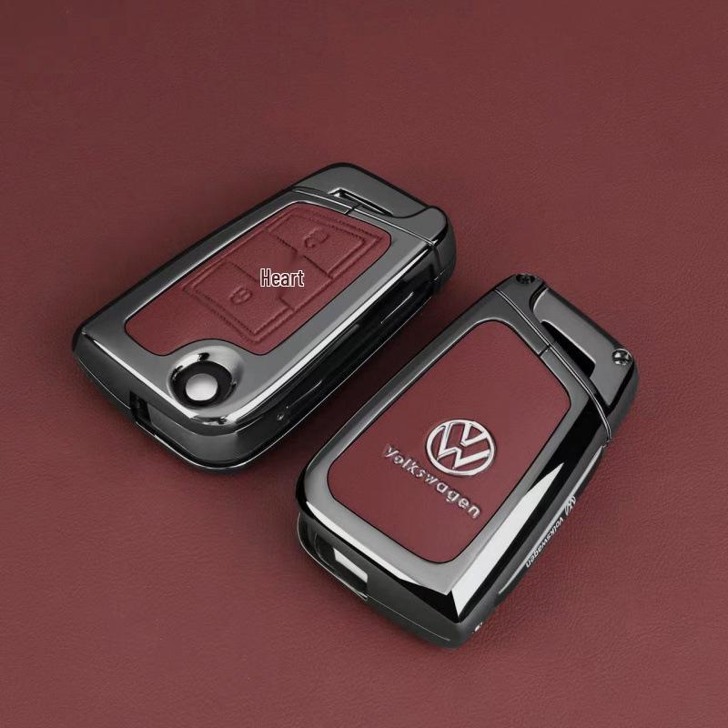 Key Case for Volkswagen: Fits Teramont, Bora, Golf, Sagitar L, Tayron, Magotan, T-Roc, and T-Cross Models