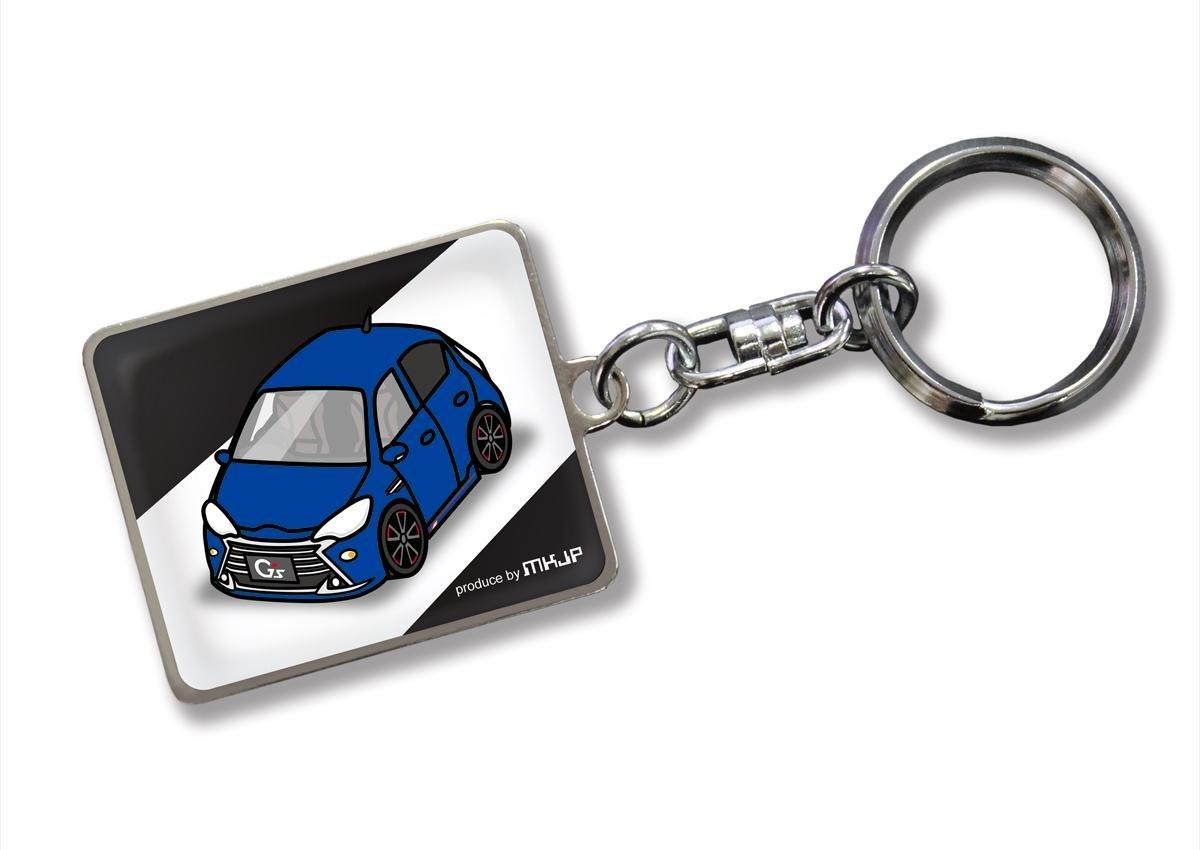 

MKJP Custom Keychain Aqua G s NHP10 Base: Black, Base: Black Car Color: Blue S чёрный