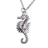 Marine Animals Dolphin Whale Pendant Antique Silver Metal Daughter Choker Necklace Hot Sale Gift
