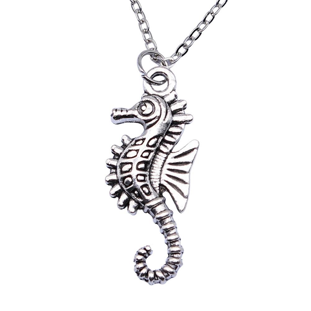 Marine Animals Dolphin Whale Pendant Antique Silver Metal Daughter Choker Necklace Hot Sale Gift