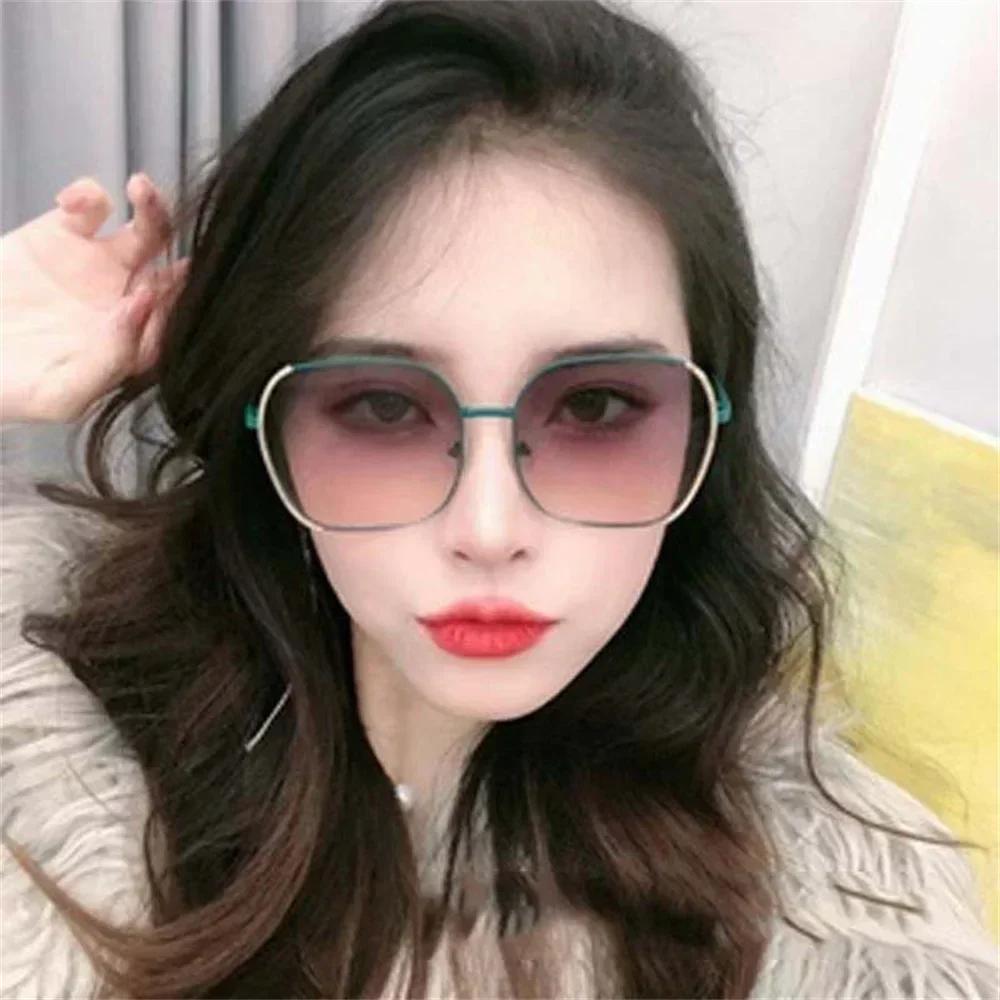 Women Oversized Sunglasses Fashion Gradient Shade Square Sunglasses Uv400 Outdoor Sports Sunglasses Men Glasses