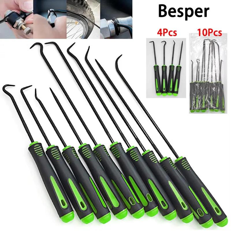 10 4Pcs Precision Pick Hook Set Auto Oil Seal O Ring Gasket Remover Puller Mini Precision Tools for Car Repair