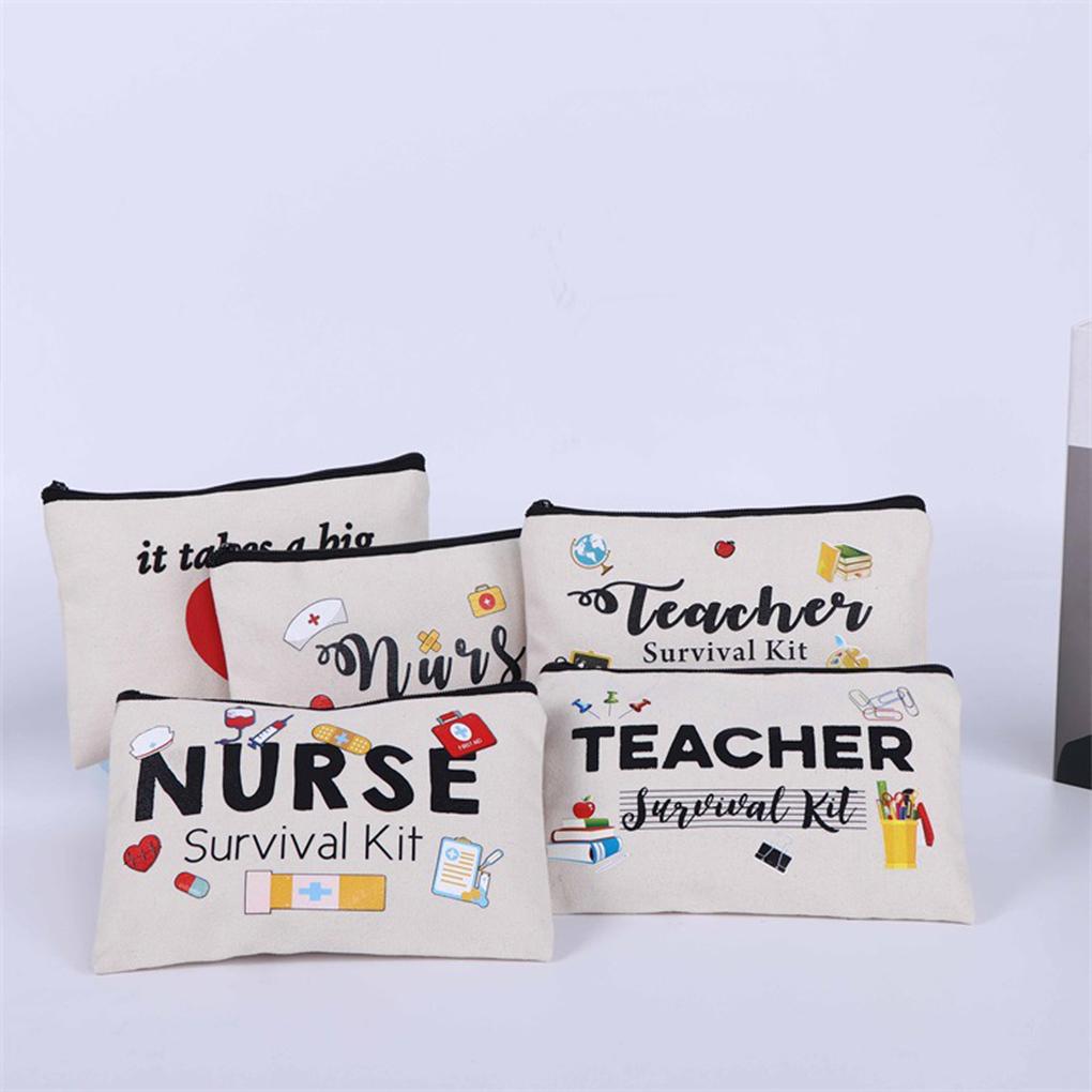 Makeup Bag Storage Sack Canvas Pouch Fine Workmanship Cartoon Fashionable Multipurpose Ple Style Chic Design Exquisite