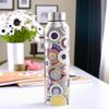 1 Litre Stainless Steel Water Bottle | For Fridge/Gym/Office & School Kids | Travel Bottle for Men & Women -Printed