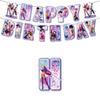 Witch Hunters Birthday Theme Party Decoration Banner Pull Flag Cake Flag Balloon- Set