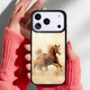 Handsome Horse Animal Phone Case for iPhone 17 16 15 14 13 Pro Max Back Cover for 12 11 Pro Coque