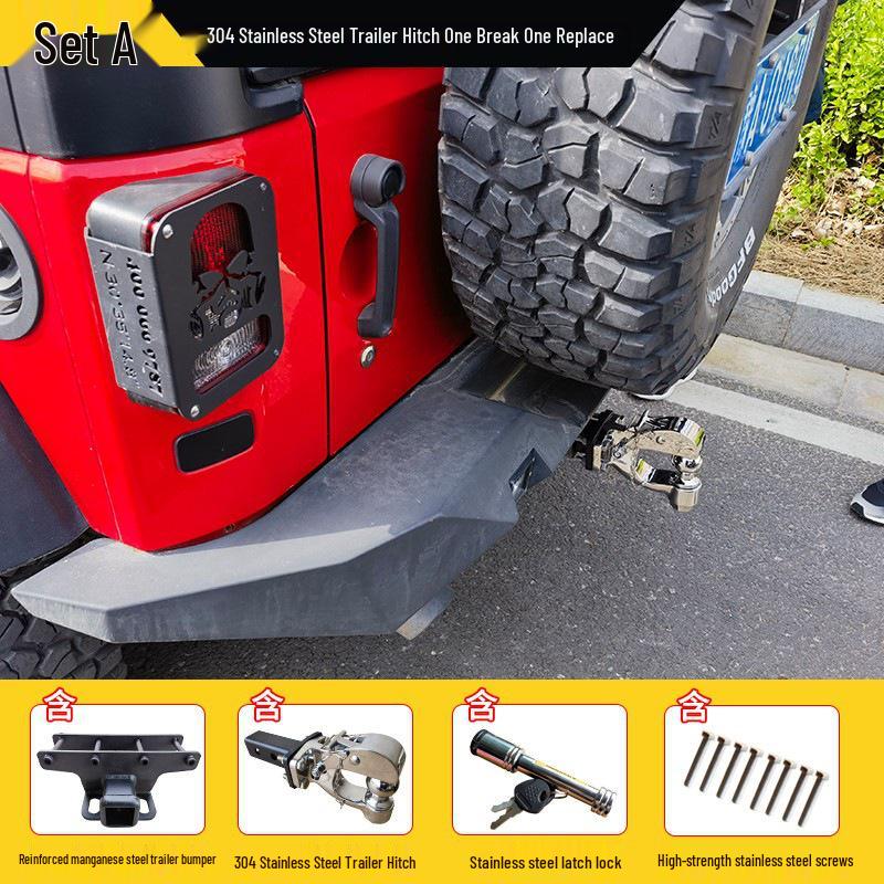 Reinforced Tow Bar Upgrade for JEEP Wrangler Rubicon Sahara