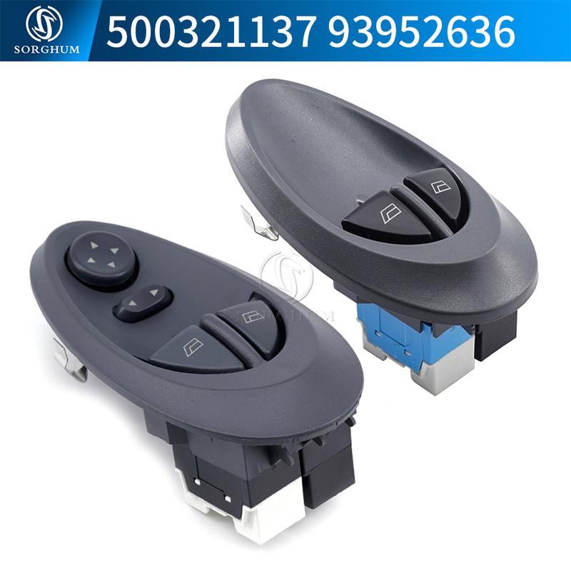 SORGHUM 500321137 93952636 939526345 Truck Mirror Window Lifter Control Switch Regulator Button For Iveco Daily MKII 1999 2006