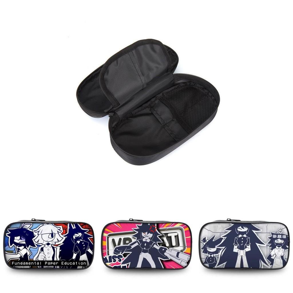 Durable Oxford Fundamental Paper Education Pencil Case Miss Circle Stationery Pouch
