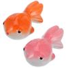 Floating Ceramic for Pond Aquarium Decor Whimsical Garden Water Feature Chic Pink Orange Koi Fish Ornament