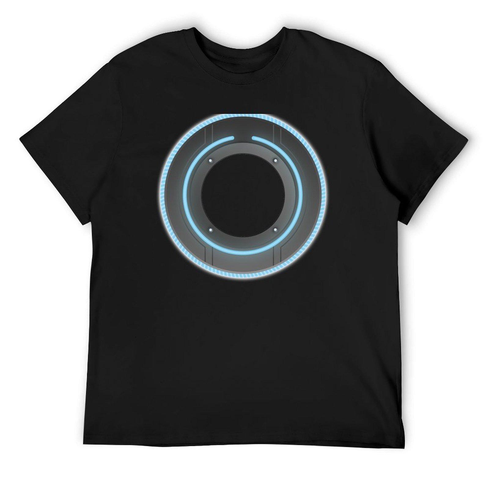 Футболка TRON Identity Discs Быстросохнущие футболки Персонализированные рубашки Мужские футболки с графикой Графические мужские футболки 4XL