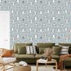 Owls on a green background wallpaper for living room and bedroom 50x1000