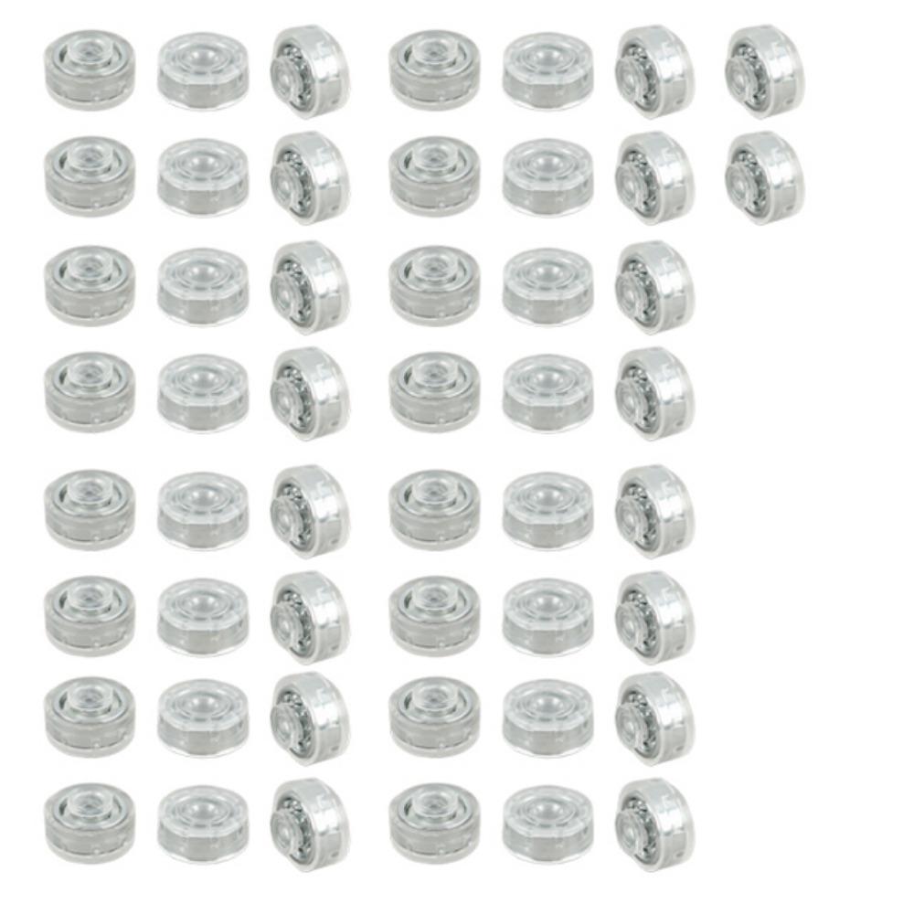 50Pcs 360°Rotation Mini Rotating Bearings 3 Size Spinner Mechanism  Windmill Hair Clip