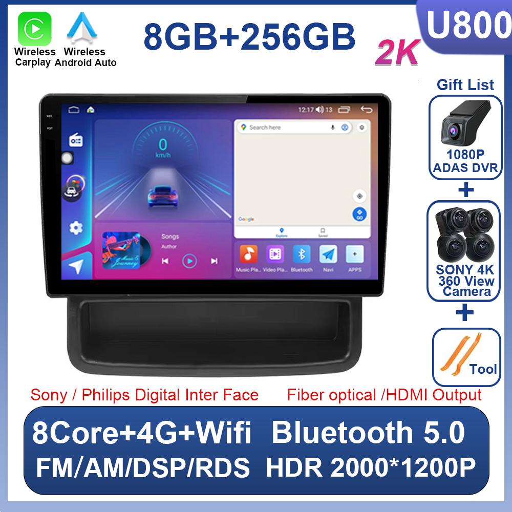 Car Radio For Renault Trafic 2 For Opel Vivaro A For Nissan primastar 2006 - 2014 Android 14 Wireless Carplay Qualcomm 5G Wifi