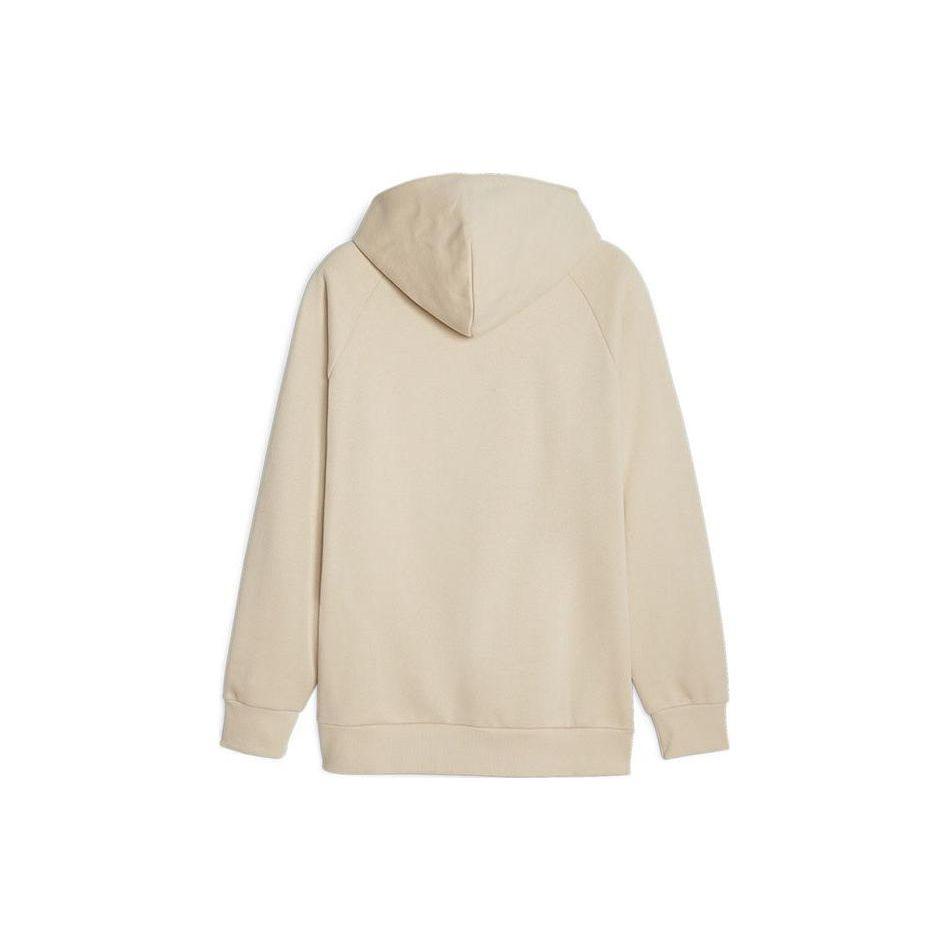 Puma Solid Color Casual Hoodie With Large Pockets Long Sleeve Sweatshirt Unisex sweatshirt Khaki 625301-88