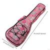 Padded Ukulele Bag Sheltering Gig with Accessory Pocket Reinforced