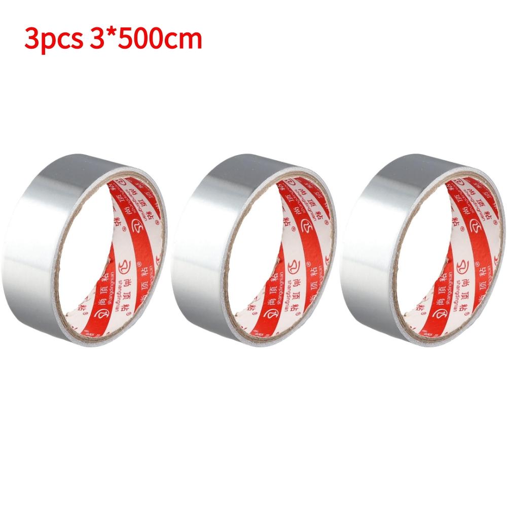 Aluminum Foil Duct Tape Professional Grade Silver Adhesive Sealing Tape for HVAC Refrigerator Heat Insulation Leak Proof Tape