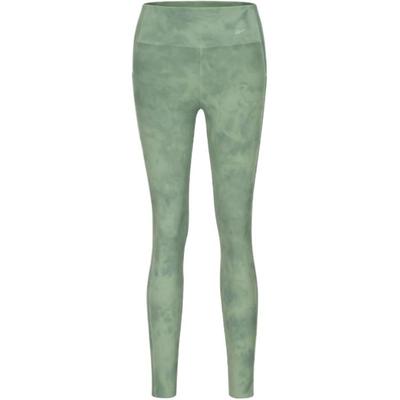 Reebok Fashion Casual High-Waisted Sports Leggings Women Bottoms Green 23RCS608WGL2