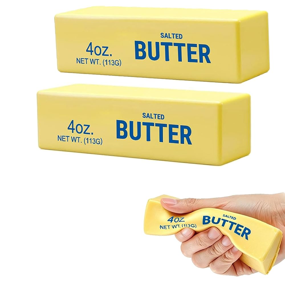 Japanese Product Butter Squeeze Soft Touch Low-Rebound Squishy Butter 2-Pack