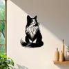 1pc Vintage Black Cat Metal Wall Art Silhouette Decorative Plaque Durable Indoor Outdoor Home Decor Living Room Bedroom Office Gift Cat Lovers