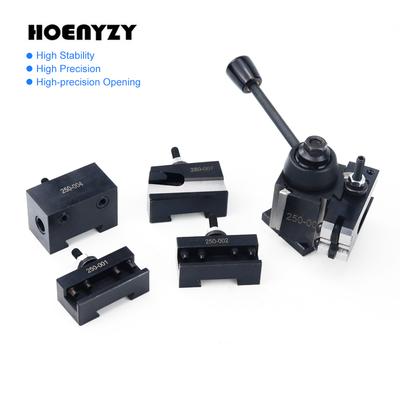1PC 250-000/250-001/250-002/250-004/250-007/250-010/250-101 Wedge GIB Type Quick Change Toolpost Tool Holder For Lathe Tools
